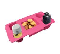 Genérico Bandeja Portavasos,Bandeja para Comida En Playa | Organizador Divisor de Vasos y Teléfonos Resistente al Agua y Uso en Hogar Playa Viajes Restaurante Camping y Exterior