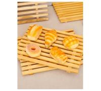 Genérico Bandeja Rejilla Madera 2,2cm, para Deli, Fruta, Lácteos, Expositor Madera(85x60x2.2cm)