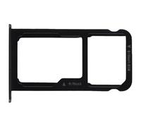 Genérico Bandeja sim/Tarjeta SD Compatible para Huawei P9 Lite Negro Negra Repuesto