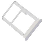 Genérico Bandeja Tarjeta SIM/Micro SD Compatible para Xiaomi Poco M6 Color Blanco Plata