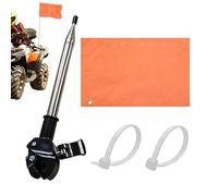 Genérico Bandera de Kayak para carritos de Golf de Motocicleta, señal de tráfico de neón, guía de Seguridad para Silla de Ruedas, conducción en Carretera, Ciclismo, en el Parque, Pluma de Alerta de