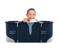 Genérico Bañera portátil para Adultos,Bañera de hidromasaje de 45,27x23,62x19,68 | de hidromasaje, bañera Plegable para Uso Interior y Exterior, Capacidad para Dos Personas