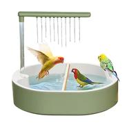 Genérico Baño Automático para Aves,Ducha para Loros | Accesorio De Fuente para Jaula Periquitos Agapornis Cacatúa Y Cotorra