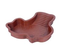 Genérico Baño para Tortugas, Bebedero para Reptiles, Bañera Tortugas con Escalera, Adorno P-ara Acuario, P-ara, Tortuga, Dragones Barbudos Y Anfibios, 35x28,5x4,3cm