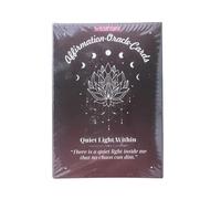 Generico Baraja De Cartas De Oracle - Conjunto De Adivinación Y Predicción | Ramo De Tarot Oracle | para Mujeres, Jóvenes, Mayores, Amigos, Principiantes, Aprendizaje, Afirmación y Meditación