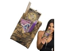 Genérico Baraja de Cartas de Tarot, de adivinación de Lectura, Kit de de Mesa para el hogar con guía, colección de Cartas con diseño Compacto, Herramienta de visión Espiritual mística, de Tar