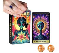 Genérico Baraja de Cartas de Tarot - Mazo De 78 Cartas Oracle,para Adivinación Estudio Astrología Meditación Guía Espiritual