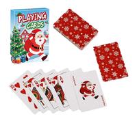 Genérico Baraja de Cartas | Juegos de Mesa para la Navidad Clásicos,Juegos De Cartas Infantiles - para La Familia, Niños Y Adultos, Entretenimiento De Vacaciones, Fiesta En El Hogar