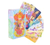 Genérico Baraja De Cartas Tarot, Juego Adivinación Lectura, 78 Piezas Tarot con Ilustración Conejo, Kit Oráculo Papel Resistente, Herramienta Guía Espiritual Diseño Lindo, Tarjetas La para Uso Diario