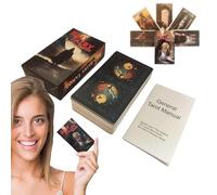 Genérico Baraja De Tarot - 12x7cm Moderna Tarot, De Cartas Divinación | Tarots Oráculo Videncia Juego Mesa Herramientas Destino Divinaciones Entretenimiento Jugar Regalos Hechicería