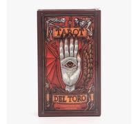 Genérico Baraja de Tarot del A y guía Inspirada en el Mundo de Guillermo del Toro, Libro novedoso, Juego de Cartas para Principiantes, Juguete de baraja Tarot del Toro