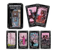 Genérico Baraja de Tarot Versión Inglés Juego Mesa Social con | 78 Cartas De Tarot Para Principiantes Para Jóvenes Adultos Reuniones Familiares Viajes Colección Bar Citas Vacaciones Y