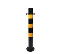 Genérico Barandilla De Seguridad para Estacionamiento, Bolardo Fijo De Entrada, Bolardo De Seguridad De Alta Visibilidad (750x76mm(Black and Yellow))