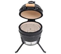 Genérico Barbacoa 2 en 1 ahumadora Kamado de cerámica Negro 56 cm,Casa y jardín,Cocina y Comedor,Electrodomésticos de Cocina,Barbacoas-316093