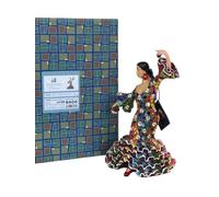 Genérico Barcino Classic Collection Mosaic Spanish Flamenco Dancer (20 cm)