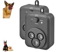Genérico Barkbuz Anti Bark Device, Barkbuz Dog Bark Deterrent Devices, Intelligent Voice Control, Ultrasonic Solution for Dog Training & Noise Control, Indoor Outdoor Use, For Dogs (2pcs)