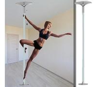Genérico Barra de Baile de Silicona de 45 mm con Placa Fija y Protector de Techo extraíble: Equipo de Fitness versátil para el hogar, Ideal para Salas de Yoga y dormitorios, Ideal para Striptease y p