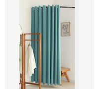 Genérico Barra de Cortina de Esquina para probador con Cortinas Opacas, Forma de C, probador Sencillo para Tienda de Ropa, Boutique, mampara de privacidad para Tienda minorista, quiosco (Co