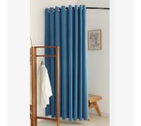 Genérico Barra de Cortina de Esquina para probador con Cortinas Opacas, Forma de C, Simple, para Tienda de Ropa, Boutique, vestidor, Pantalla de privacidad para Tienda minorista, quiosco (C