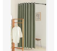 Genérico Barra de Cortina de Esquina para probador con Cortinas Opacas, Forma de C, Simple, para Tienda de Ropa, Boutique, vestidor, Pantalla de privacidad para Tienda minorista, quiosco (C