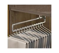 Genérico Barra For Colgar Ropa Extraíble, Percha For Pantalones Ajustable, For, Carril For Telescópico, For Ahorrar Espacio Y Almacenamiento(400mm)