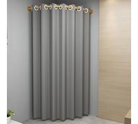 Genérico Barra para probador de Esquina, probador móvil portátil Tipo C para Tienda de Ropa, mampara de privacidad Independiente montada en la Pared para Centro Comercial, Backstage de espe