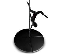 Genérico Barra Redonda Plegable: Acolchado de Seguridad de 5 cm de Grosor para Barra de Baile, protección contra caídas, Ideal para Pole Dance y Entrenamiento físico, portátil y Duradero.