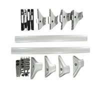Genérico Barra Techo para Los Coches para Toyota para RAV4 para RAV-4 2019-2025 Barras Rieles Portaequipajes Transversales Superiores Cajas Accesorios Baca Techo Coche(Roof rack1)