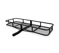 Genérico Barra Techo para Los Coches Portaequipajes Trasero para Coche con Enganche De Remolque Y Cesta Acero Universal para 500 Libras