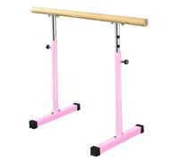 Genérico Barras de Ballet y Yoga de Altura Ajustable, Barra de Ballet Ajustable - Barra de Baile portátil Independiente, Palo de Baile de Madera de Altura Ajustable para Habilidades básicas y ejercic