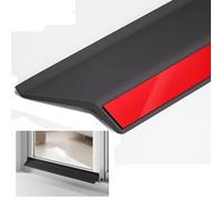 Genérico Barrera antigoteo de Goma para Ventanas Que Evita el reflujo de Agua, burlete Autoadhesivo para Puertas, Ventanas, Coches y Camiones, 200 cm.
