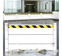 Genérico Barrera Móvil de Protección contra Inundaciones en Puertas Barrera de Aleación de Aluminio de Defensa contra Inundaciones en Puertas Portátil Deflector Protección,Nside Mount,215 * 100cm