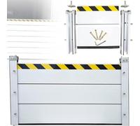 Genérico Barrera Móvil De Protección contra Inundaciones En Puertas Barrera De Aleación De Aluminio De Defensa contra Inundaciones En Puertas,100 * 40cm