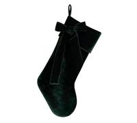 Genérico Bas de Noël - Décorations Saisonnières en Velours Avec Nœud | Bas Festif pour Cheminée Manteau Escalier Rampe Mur Maison Ferme | Décor Élégant pour Ambiance Hivernale et Fêtes