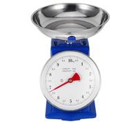 Genérico Báscula de Cocina Analógica Mecánica 10 Kg con Bandeja Desmontable de Acero Inoxidable para Alimentos E Ingredientes Líquidos sin Pilas Adecuado para Hornear y Cocinar