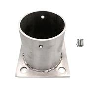Genérico Base de Anclaje de Acero Resistente para Postes - Opciones de Paquetes de 1, 3, 5, 6 y 10 Unidades - Soportes duraderos para estacas de Madera, portones y Montaje en concreto - Incluye torni