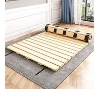 Genérico Base de Cama Transpirable de Madera Maciza para futón, Plegable. Tabla de Cama Plegable de Madera Maciza: Soporte Resistente para Suelo de Tatami, Base cómoda para Dormir y Elemento de refue