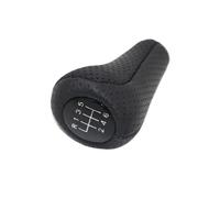 Genérico Base de la perilla de cambio Perillas de palanca cambios cuero perforado genuino para BMW E60 E90 E46 E36 todas las series 5 velocidades 6 reemplazo(6speed)