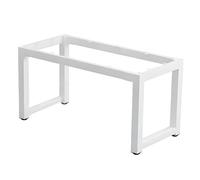 Genérico Base De Patas De Mesa Reforzadas con Travesaño: 71 X 41 X 72 Cm (Largo X Ancho X Alto), Patas De Repuesto para Encimeras De Granito, Cuarzo Y Vidrio(Blanca)