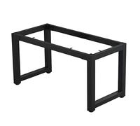 Genérico Base De Patas De Mesa Reforzadas con Travesaño: 71 X 41 X 72 Cm (Largo X Ancho X Alto), Patas De Repuesto para Encimeras De Granito, Cuarzo Y Vidrio(Negro)