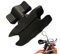 Genérico Base del morsetto per manubrio Della motocicletta per Specchio in lega Resistente antivibrante ammortizzante sicuro regolabile per Action Camera per Smartphone Impugn