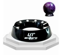Genérico Base GIRATORIA Bolos, Accesorios para el Bowling, Bolas, Mantenimiento, Limpieza, Pulido, Lijado, Ball Spinner, Soporte, Vaso, Copa, Exhibicion. U-Turn Sport (Negro)