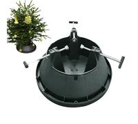 Genérico Base Inferior para Árbol,Collar para Árbol de Navidad,con 3 Tornillos Ajustables Y Depósito De Agua para Exterior | para Interior Jardín Granja Y