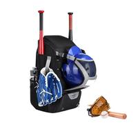 Genérico Baseball Backpack Large - Lightweight Sports Bag Shoe Compartment Storage System, Softball Bat Carry Pack Utility, Teen Soccer Football School Game Travel Training Practice Equipment Carrier