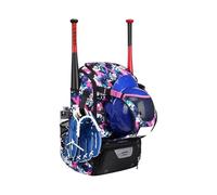 Genérico Baseball Backpack Large - Lightweight Sports Bag Shoe Compartment Storage System, Softball Bat Carry Pack Utility, Teen Soccer Football School Game Travel Training Practice Equipment Carrier