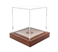 Genérico Baseball Case Display | Acrylic Clear Versatile Autographed Balls Box | Stable Ball Support Baseball Holders For Balls, Unobstructed Guest Access For Bedroom Living Room Apartment Home