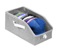 Genérico Baseball Hat Organizer, Large Space-Saving Cap Storage Box with Clear Window Lid, Baseball Cap Holder for Home, Bedroom, Dorm, RV, Travel, Office, Holiday, Clothing, Books, Bedding