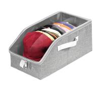 Genérico Baseball Hat Organizer - Large Space-Saving Organization With Clear Window Lid, Baseball Cap Holder For Home | Clothing Boxes Bedroom Travel Dormitory RV Holiday Office Books Bedding Shelf