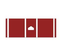 Genérico Baseball Hitting Mat, Softball Anti-Slip Practice Pad 53x11.8x0.19in, PU Silicone Sturdy Training Mat for Baseball, Golf, Pitching, Swing, Backyard, Indoor, Outdoor