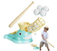Genérico Baseball Pitching Game, Training Practice Pitching Machine, 13.39x8.66in Adjustable Portable Sports Equipment, Ideal for Kids, Adults & Family Outdoor Fun Activities